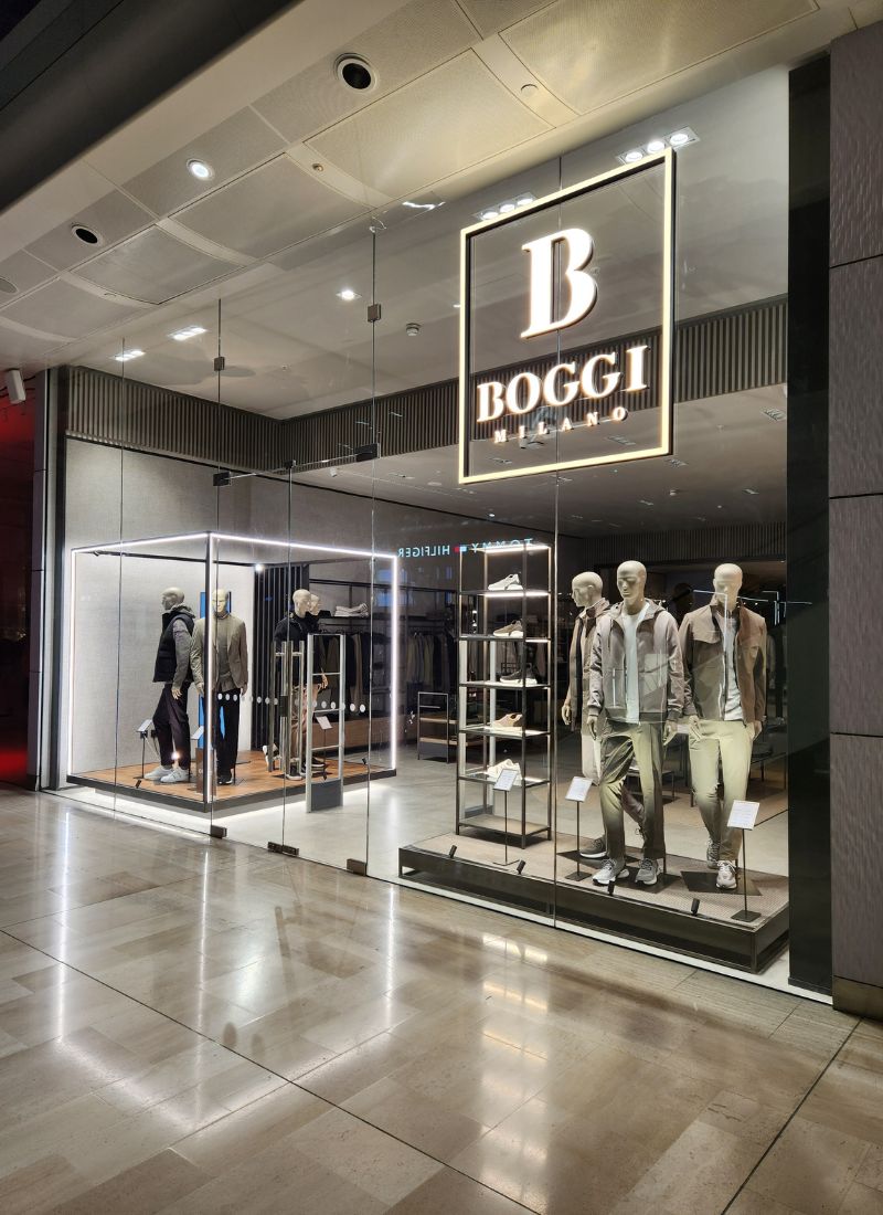 Aluminium framed glass shopfront installation for UK commercial property