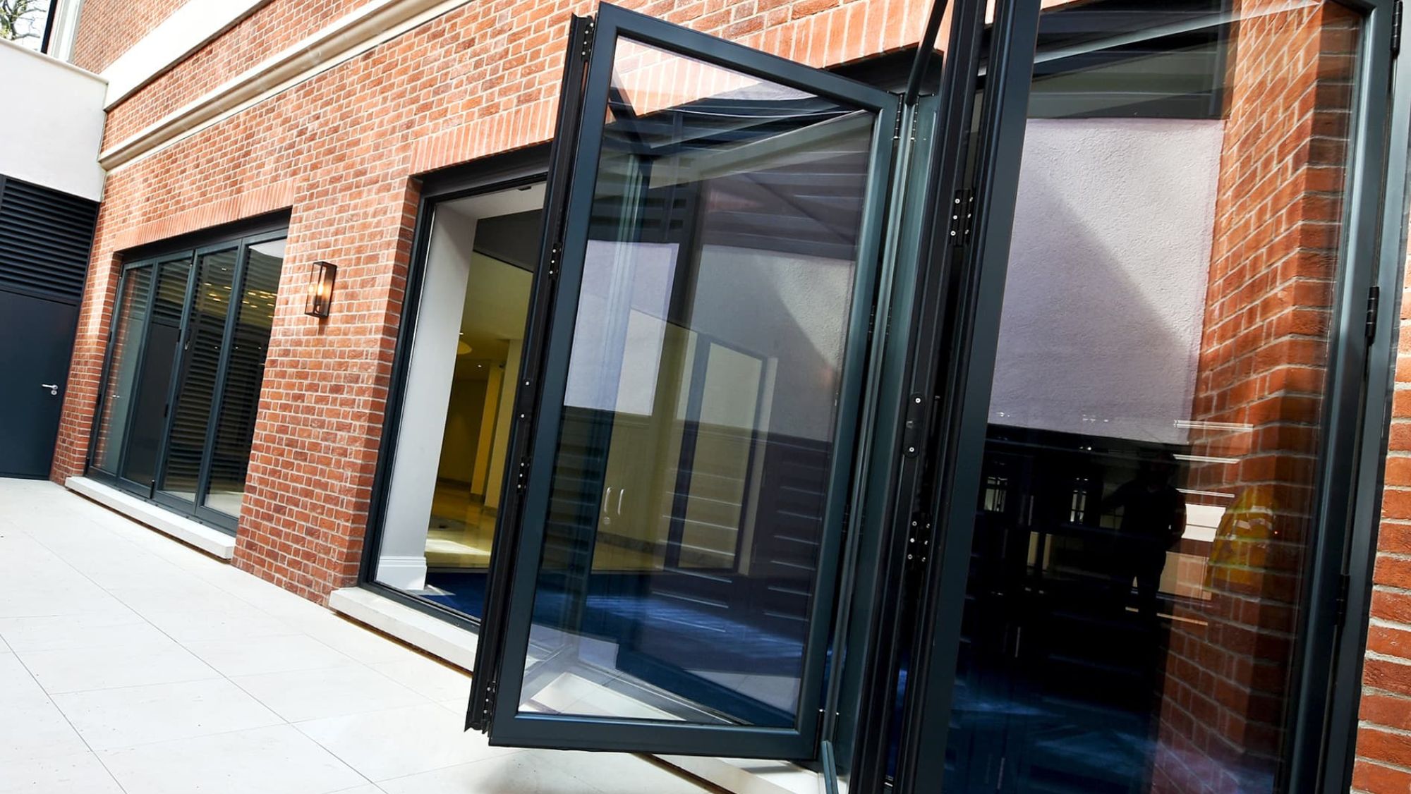 Aluminium sliding door system installed for commercial property in Scotland