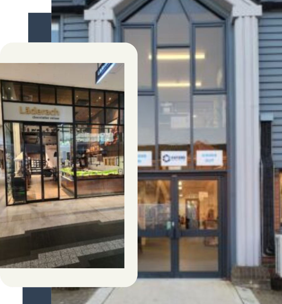 Frameless glass shopfront design Scotland