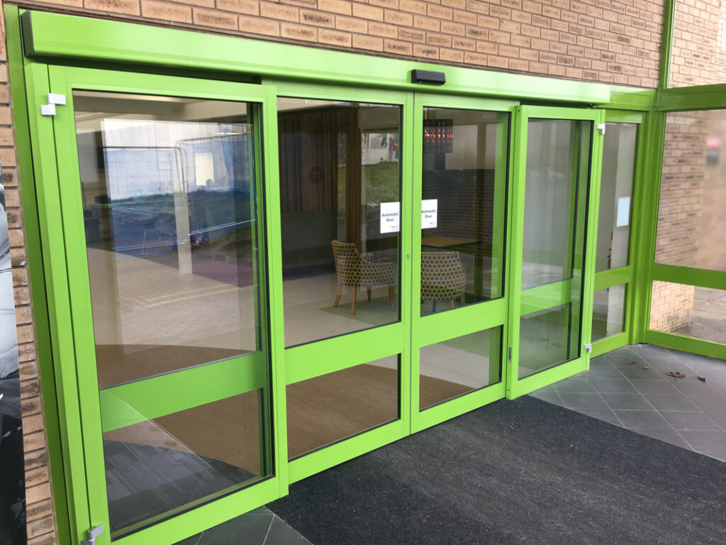 Aluminium shopfront installation for commercial stores in Scotland